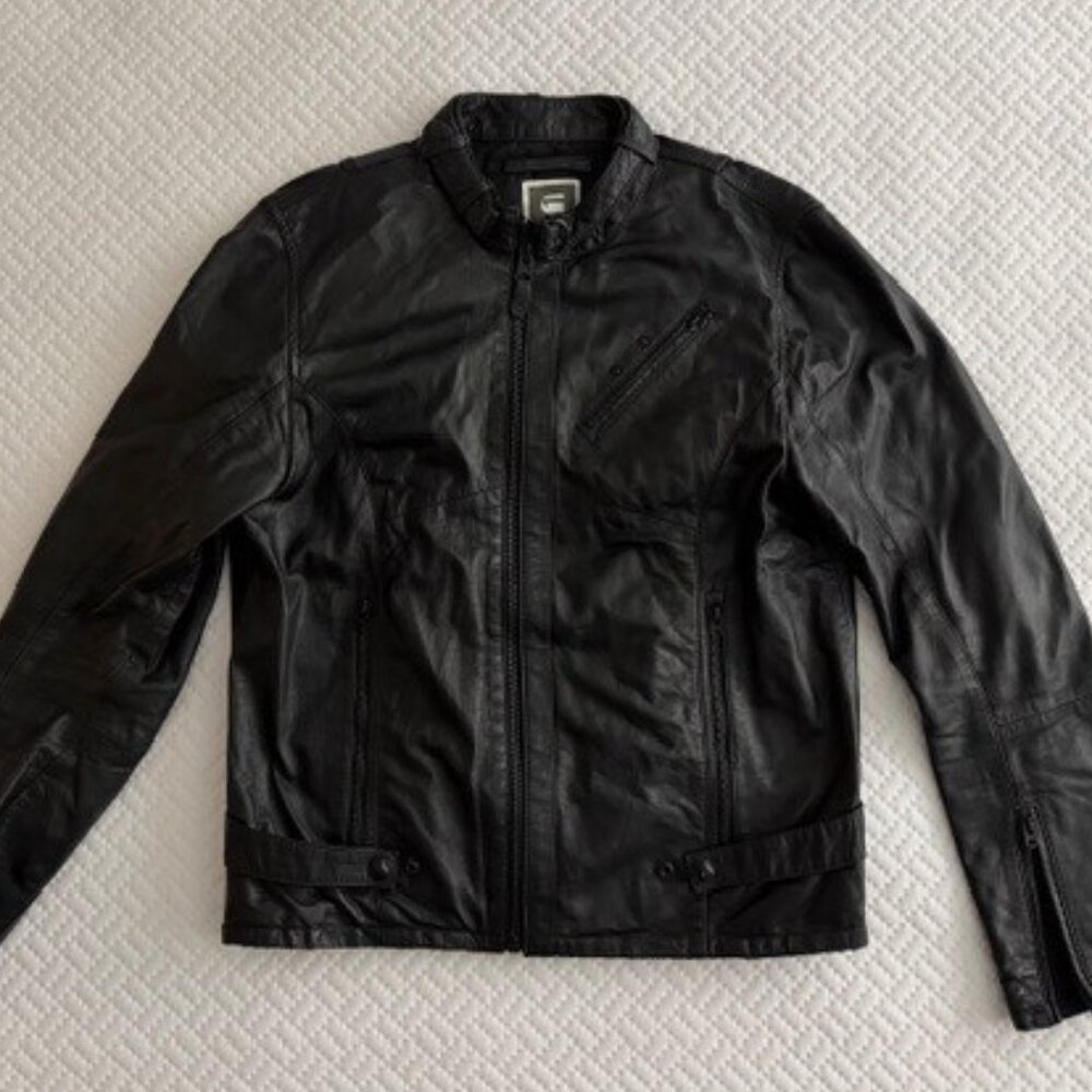 G-Star Biker Leather Jacket